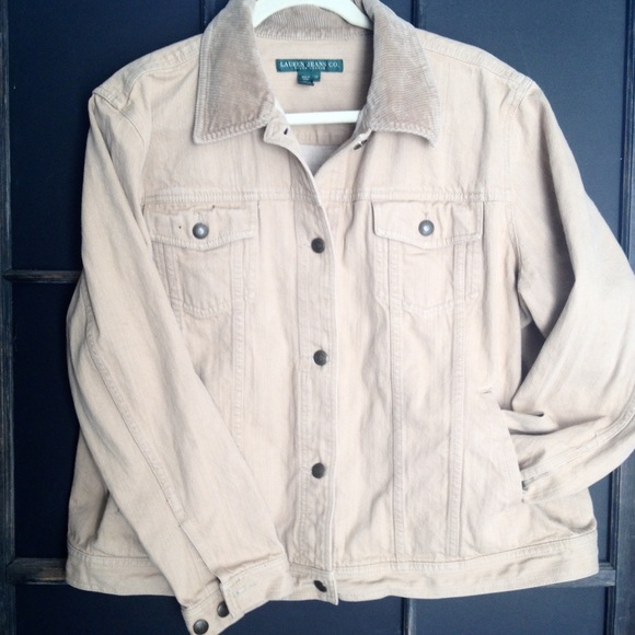 Lauren Ralph Lauren Jackets & Blazers - RALPH LAUREN Women's Denim Corduroy Jacket Coat